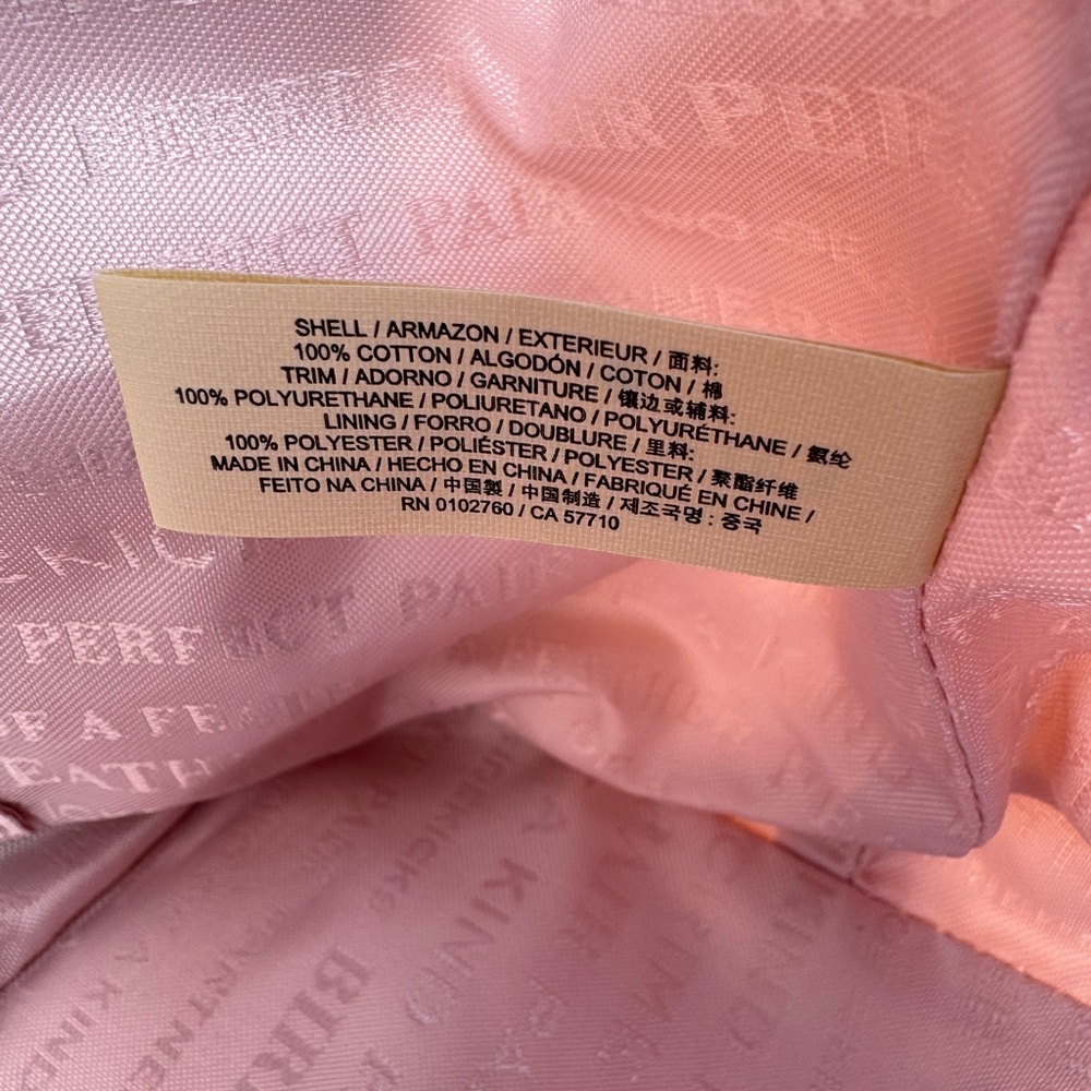 Kate Spade Bridal Tote Storybook Lining with Kate Spade Pink Dust Bag - Picture 8 of 11